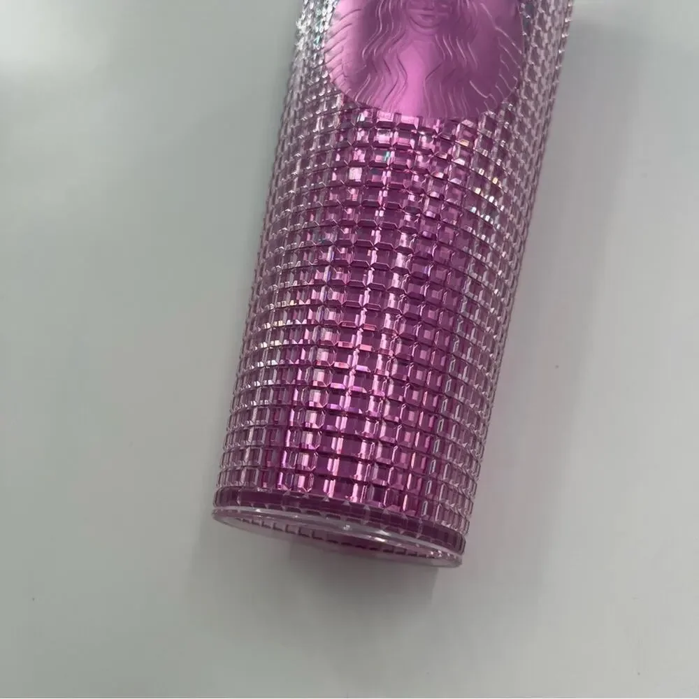 Starbucks Summer 2021 Venti Pink and Blue 24oz Cup Straw Tumbler